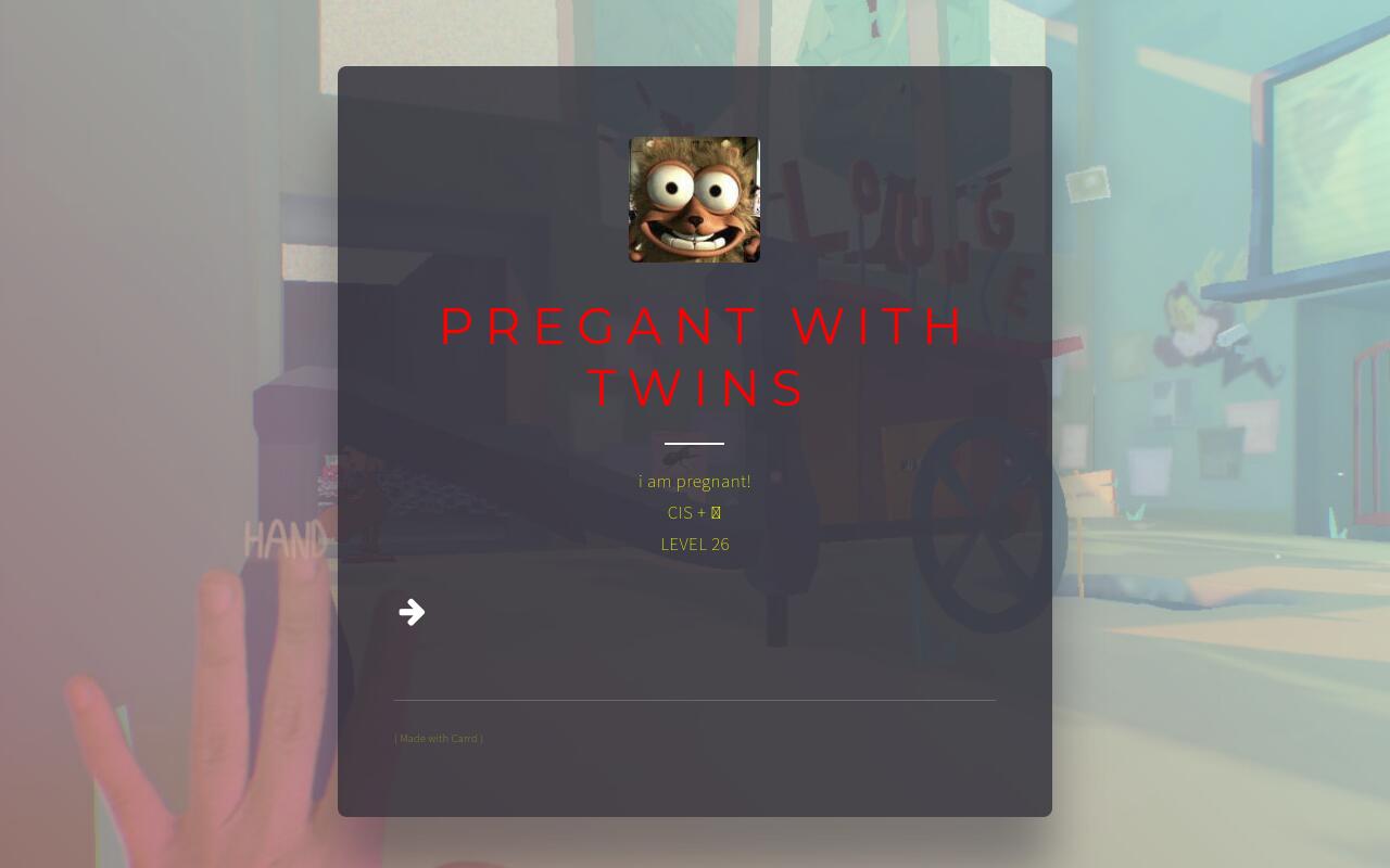 Carrd profile picture for @pregnant